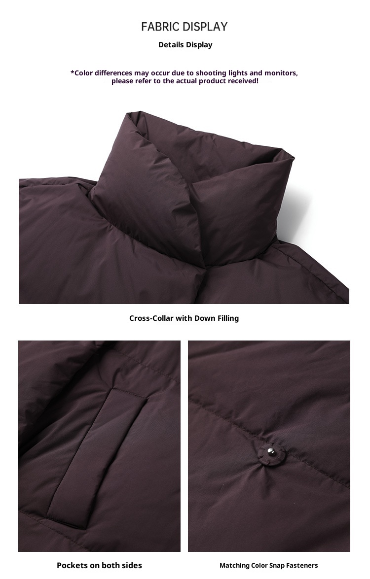 ChicShe Mulan Drawstring Hem Loose Jacket 2025 Thirteen Lines Winter New Warm White Duck Down Coat 51373_voghion.com