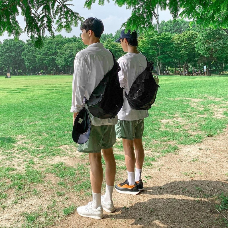 001 2024 Nuevo bolso bandolera de gran capacidad para hombre, estilo casual deportivo, con diseño de gota de agua, ideal para actividades al aire libre._voghion.com