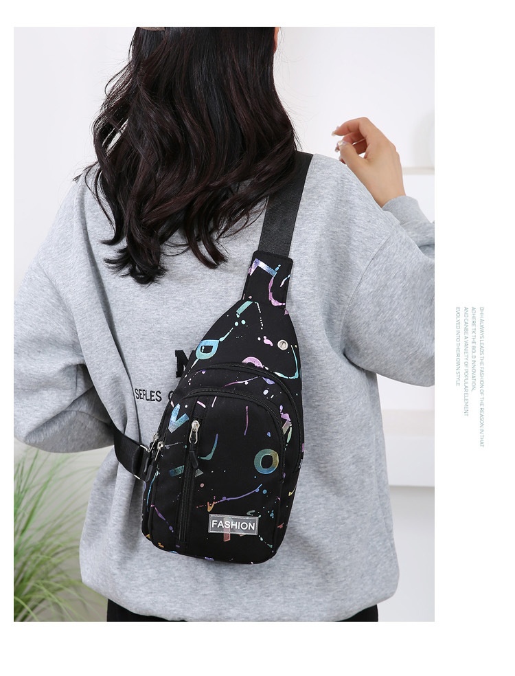 001 Damen-Brusttasche, Umhängetasche, Rucksack, vielseitig, neu, trendig, einseitig, Schultertasche, Großhandel, vorne, klein, schlicht, modisch_voghion.com