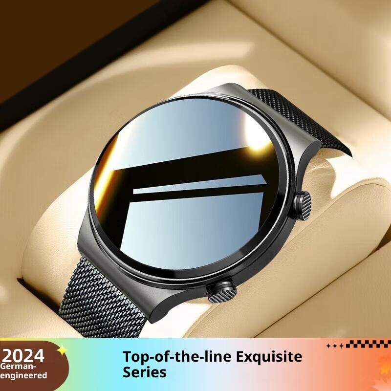 2024 Huaqiangbei Neue Smartwatch für Herren mit 4 Sportarmbändern, Blutdruck- und Herzfrequenzmessung, wasserdicht und Bluetooth_voghion.com