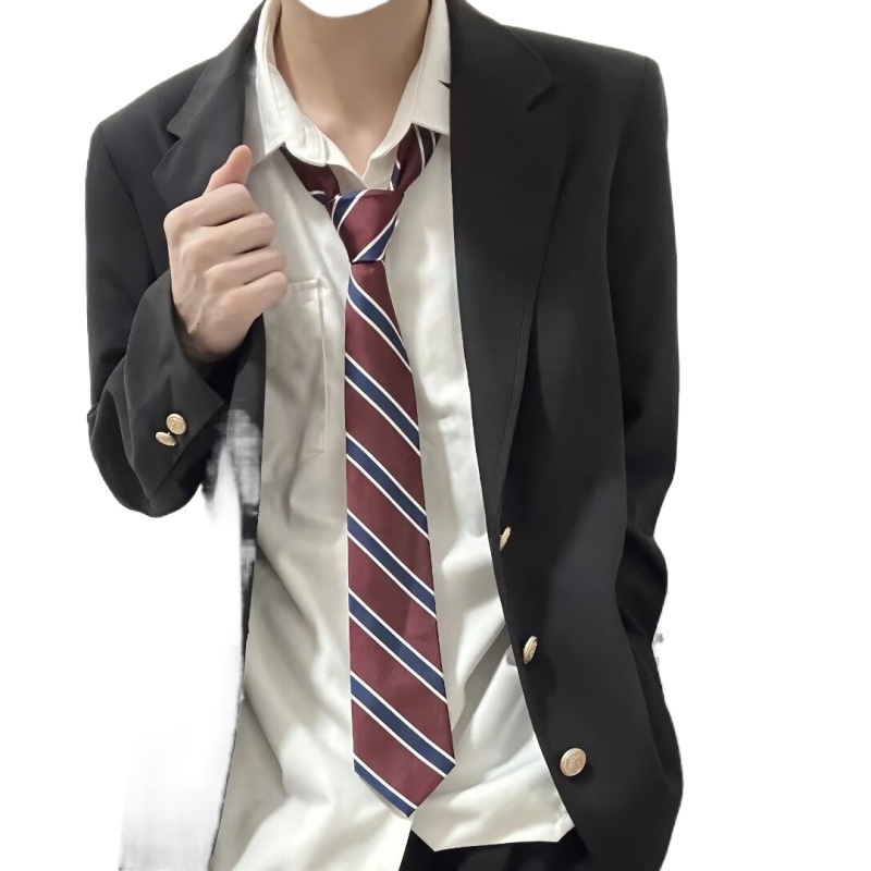 ragazzo DK Uomo Completo Taglie Forti Vestibilità Larga Bello Studente JK Uniforme Classe Costume Spettacolo Primavera Autunno Completo Distintivo_voghion.com