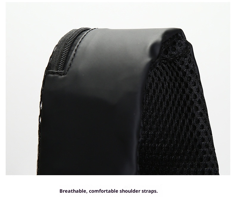 001 Men's Chest New Single Shoulder Large Capacity Crossbody High-end Trendy Waist Water-resistant Cycling Bag Wholesale_voghion.com