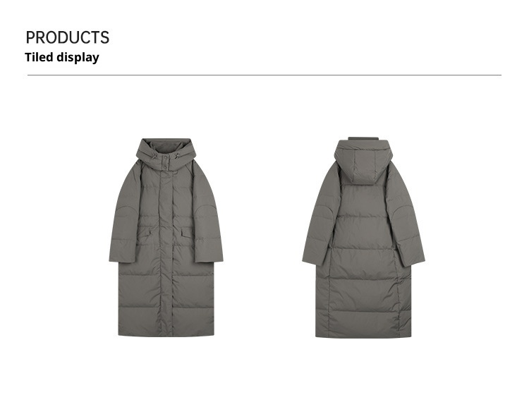 ChicShe Mulan Long Hooded Jacket For Women 2025 Thirteen Lines Winter New Warm White Duck Down Coat 52924Y_voghion.com