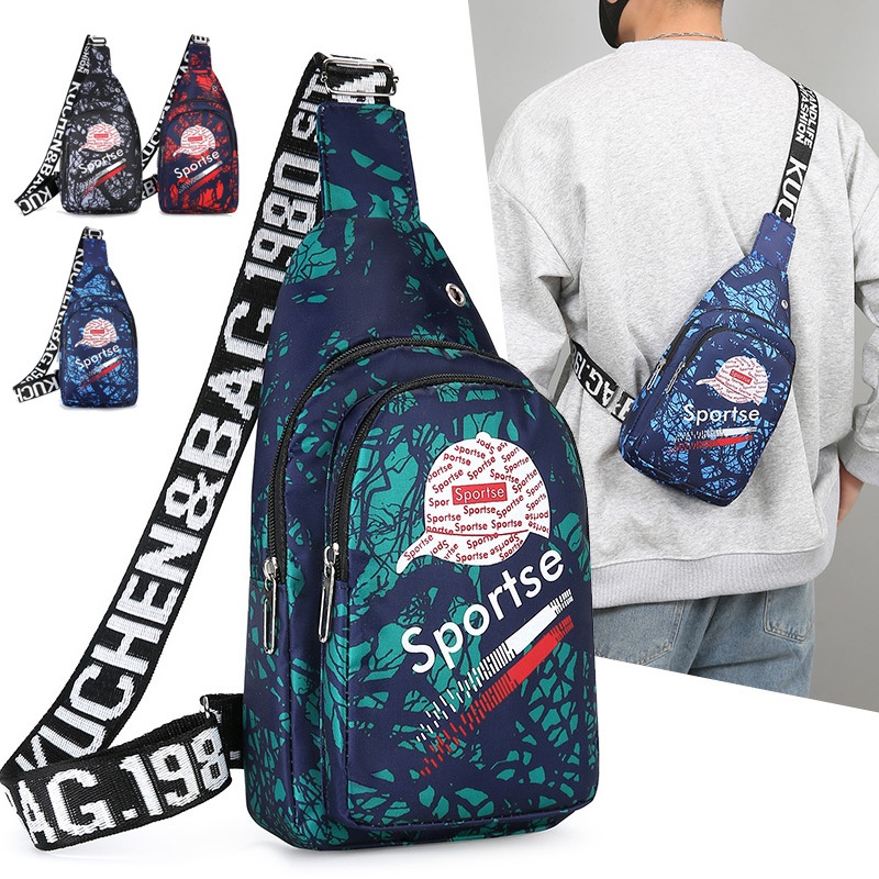 001 Fashion Crossbody Chest Multifunctional Waist Practical Large Capacity Sports Outdoor Men's Bag Wholesale_voghion.com