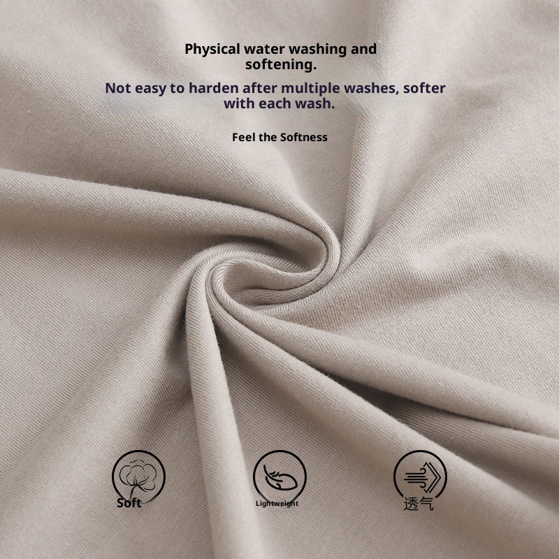 ChicShe Women's Cotton Long Sleeve Round Neck Pullover Simple Casual New Home Wear Set With Built-in Chest Pads For Spring And_voghion.com