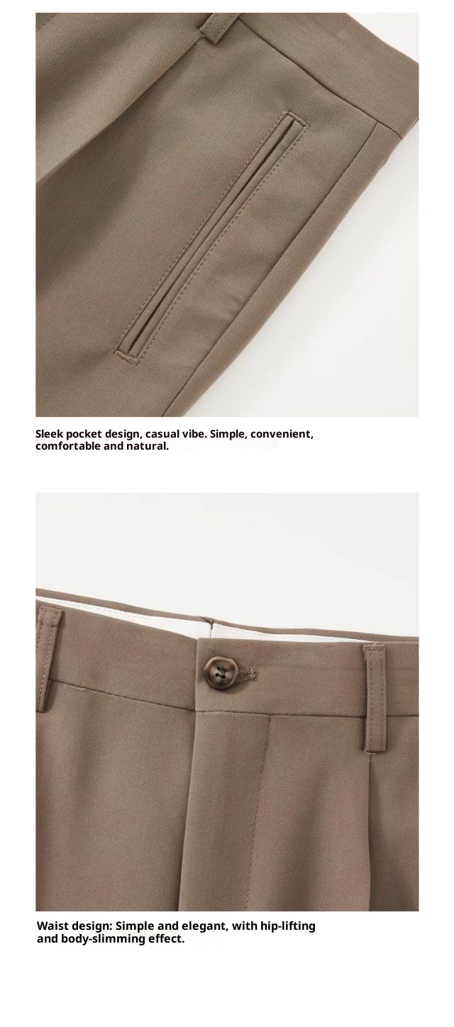 Ensemble de costume décontracté haut de gamme pour homme, style coréen printemps-été, coupe ample et élégante, blazer court et drapé tendance._voghion.com