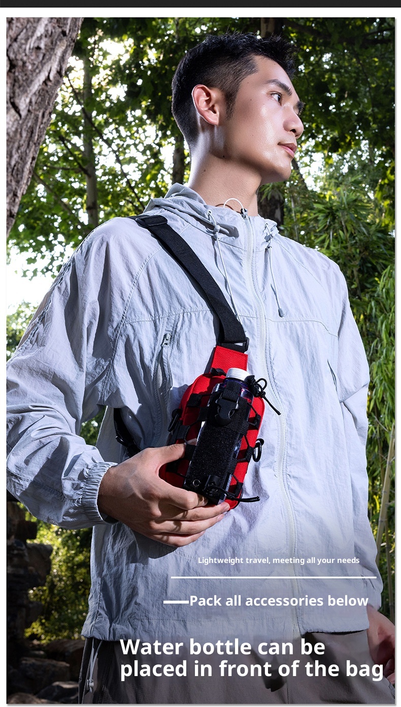 001 Outdoor-Sport-Handy-Umhängetasche Cross-Border Hot Sale Leichte Tasse Hüftwasserflasche Kleiner Rucksack Taktische Brusttasche_voghion.com