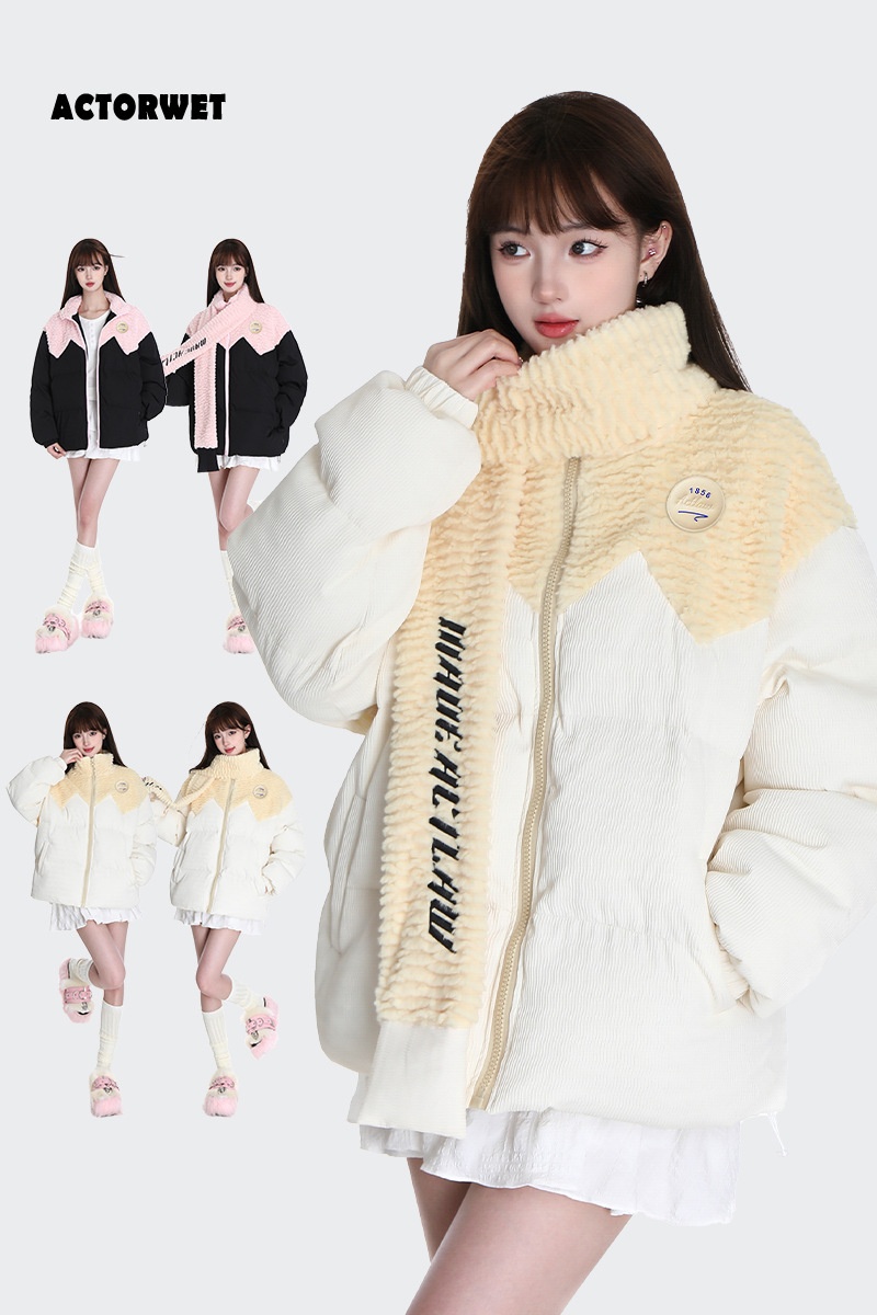 ChicShe ACTORWET Thickened Puffer Jacket 2023 New Fashionable Cotton Coat For Petite Women Sweet Socialite Style_voghion.com