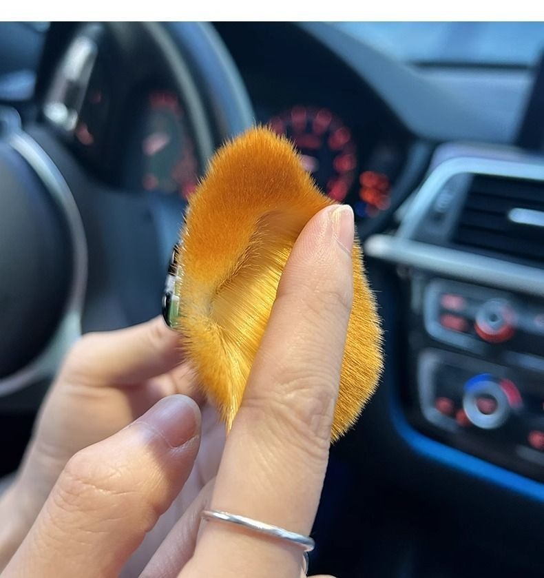 Interior Car Removal Soft Bristle Brush Central Control Air Conditioning Vent Gap Dust Cleaning Tool_voghion.com