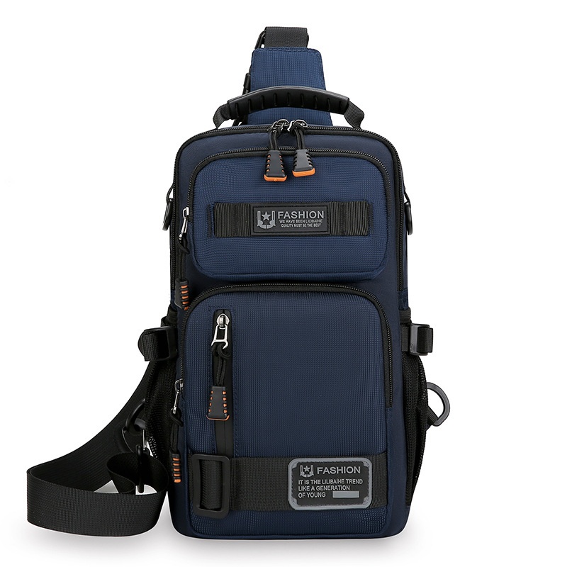 001 Borsa a tracolla multifunzionale alla moda da uomo, con tracolla grande, capacità di petto grande, per lavoro e spostamenti_voghion.com