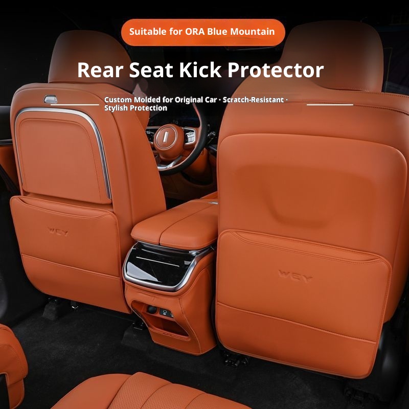 23-25 Wei Brand Smart Driving Blue Mountain Seat Anti-Kick Pad Arancione Upgrade Modifica Interni Auto Speciale_voghion.com