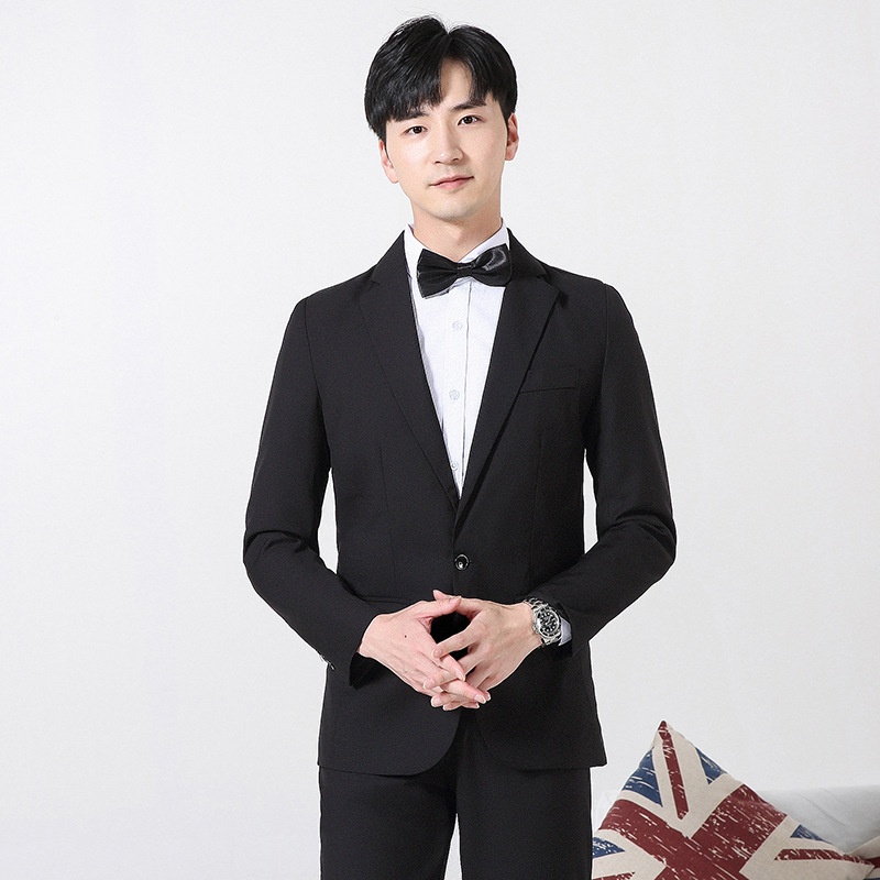 Anzug-Set für Jungen, Dreiteiler, Hochzeitsanzug für Männer, Gruppenanzug für Brüder, Anzug für Trauzeugen, Businessanzug_voghion.com