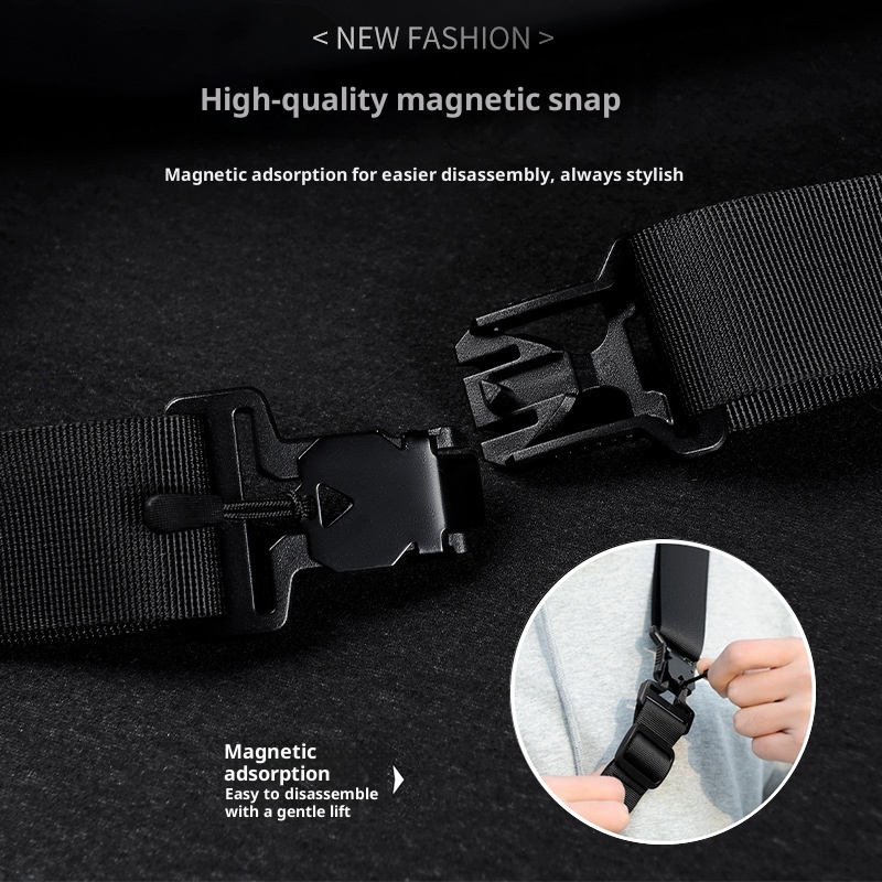 001 Crossbody Sports Functional Chest Workwear Trendy Brand Cycling Messenger Shoulder Bag Men's Backpack_voghion.com