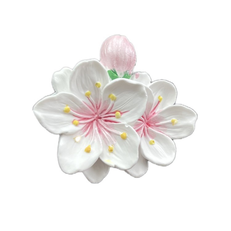 Air Vent Aromatherapy Ornament Peach Blossom Luck Fortune Good Relationships Diffuser Stone Decoration Car Interior_voghion.com