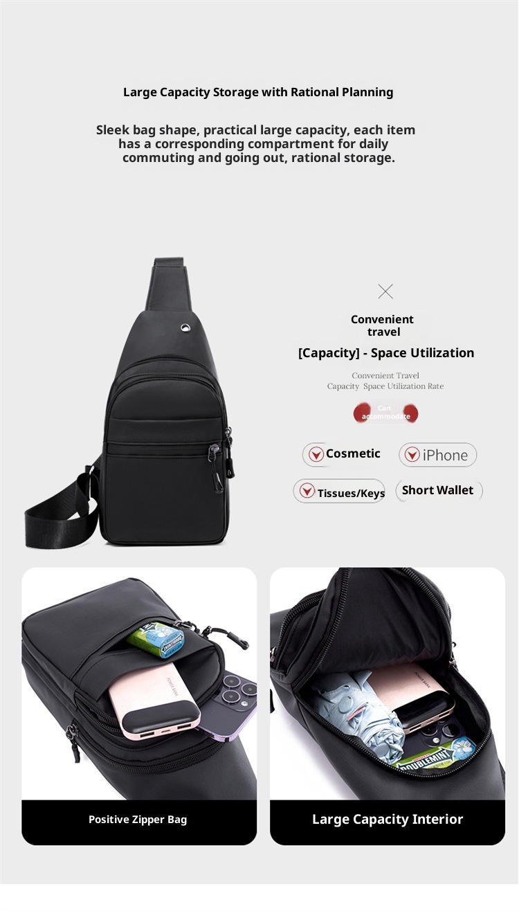 001 Cross-border Foreign Trade New Waist Korean Version Casual Business Single Shoulder Crossbody Multi-functional Outdoor_voghion.com