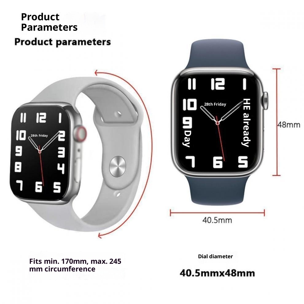 2025 New Smart Watch Accurate Sugar Lipids Blood Pressure Uric Acid Heart Rate Sleep Monitoring Suitable For Elderly_voghion.com