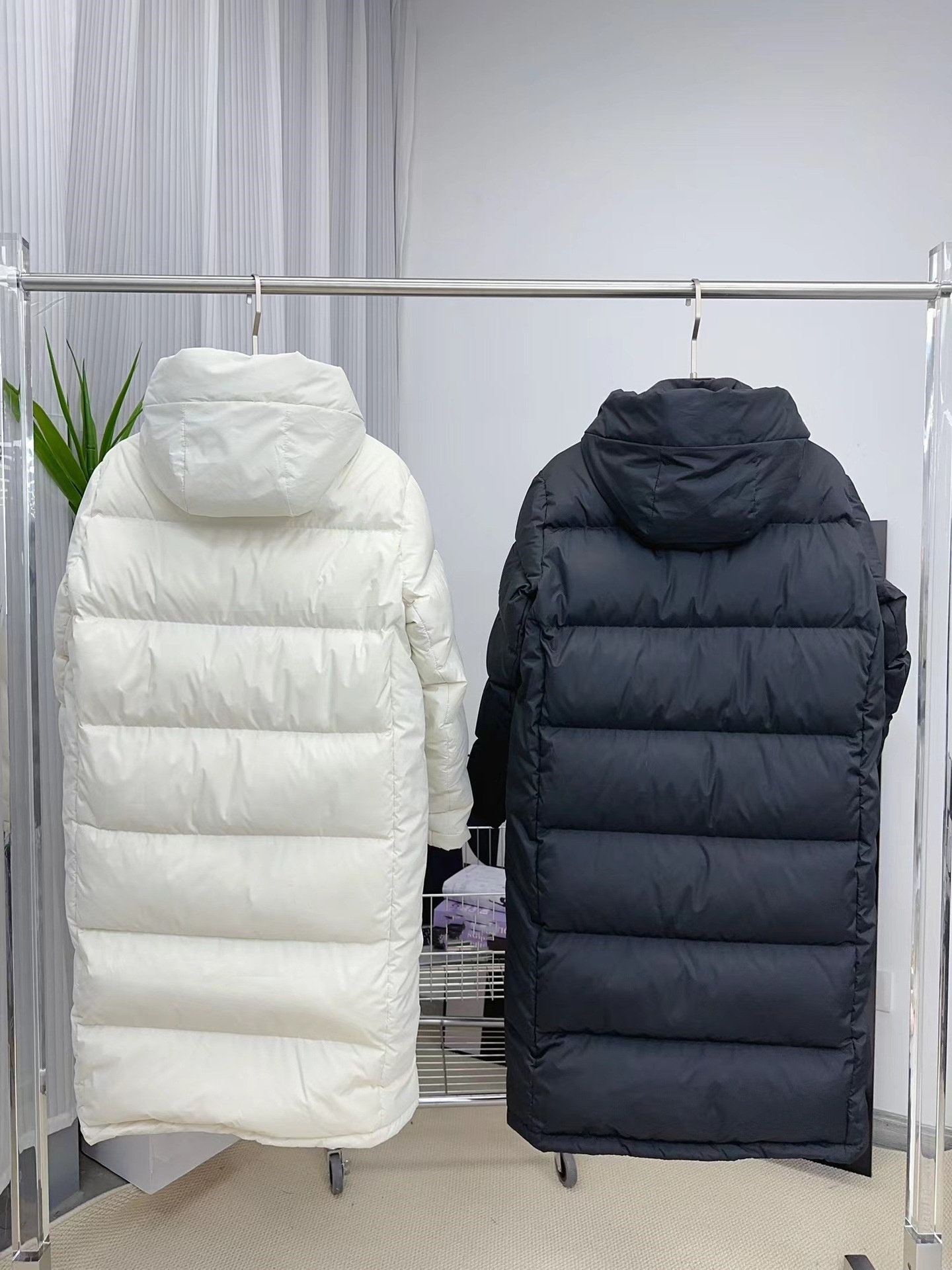 Doudoune ChicShe Putian High Version Beijia Face Extra Long Down Shin Min Ah Same Winter Unisex Couple Style_voghion.com