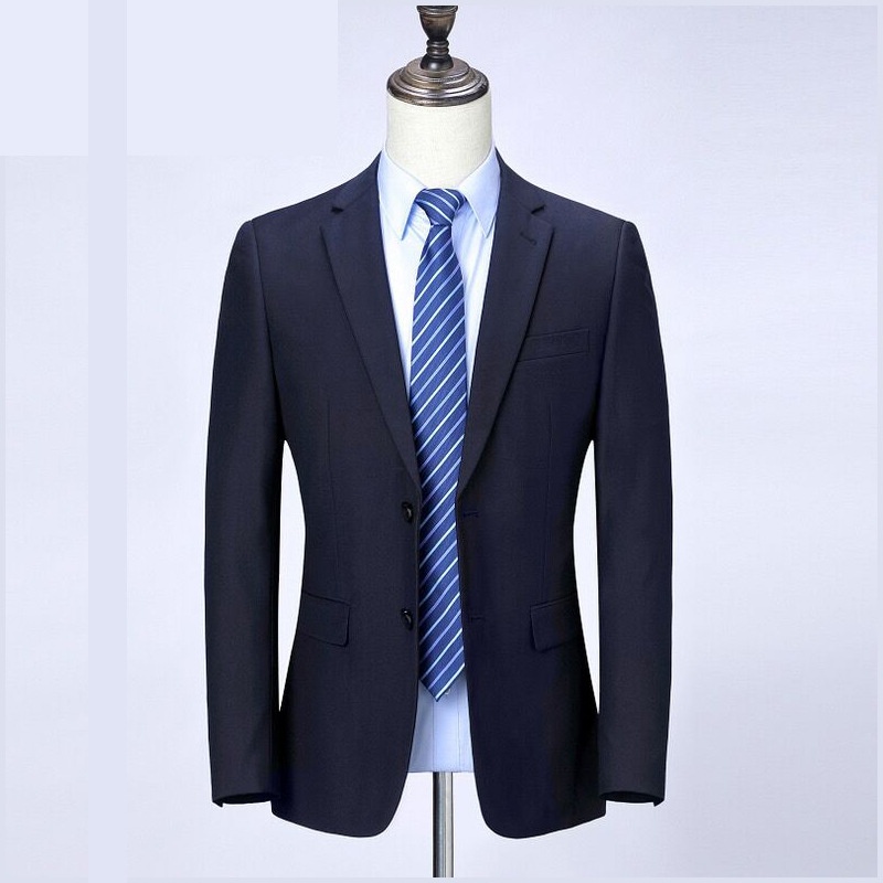 Costume d'affaires formel en laine pour jeune homme de grande taille, manches longues et double fente, idéal pour un mariage (collection 2028)._voghion.com