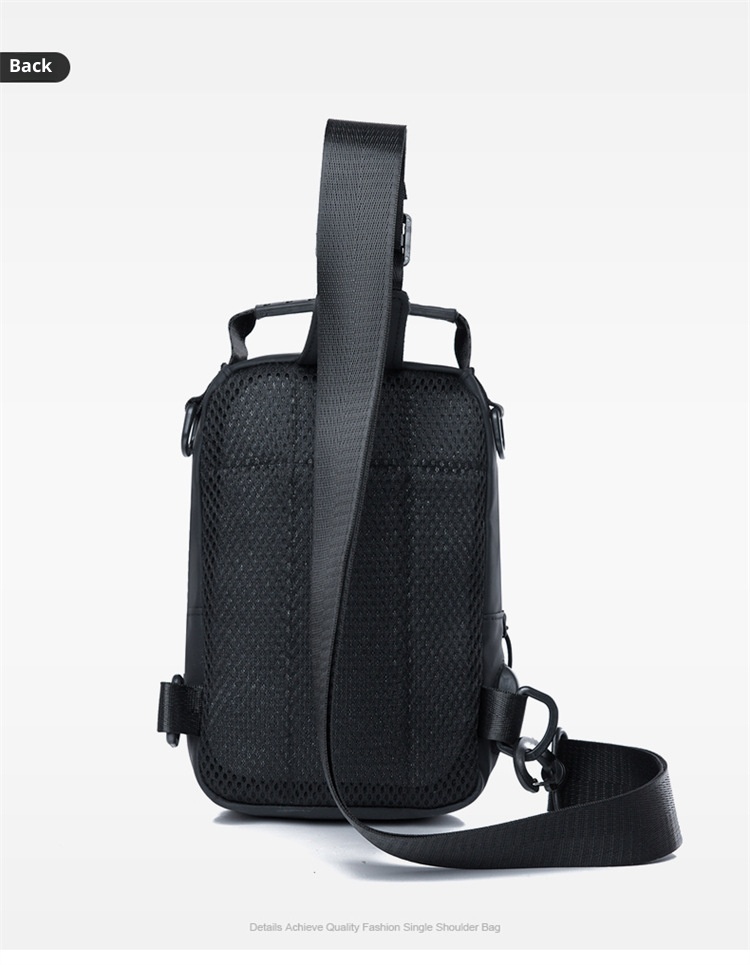 001 2025 Nuovo zaino da viaggio casual da uomo, con tracolla singola, multifunzionale e impermeabile_voghion.com