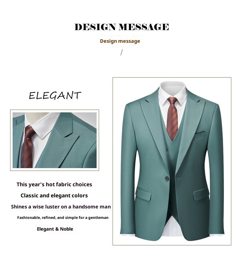 jongen Nieuwe stijl Buitenlandse handel Heren Dubbelrijs Vest Driedelige Set Plus Size Pak Groothandel_voghion.com