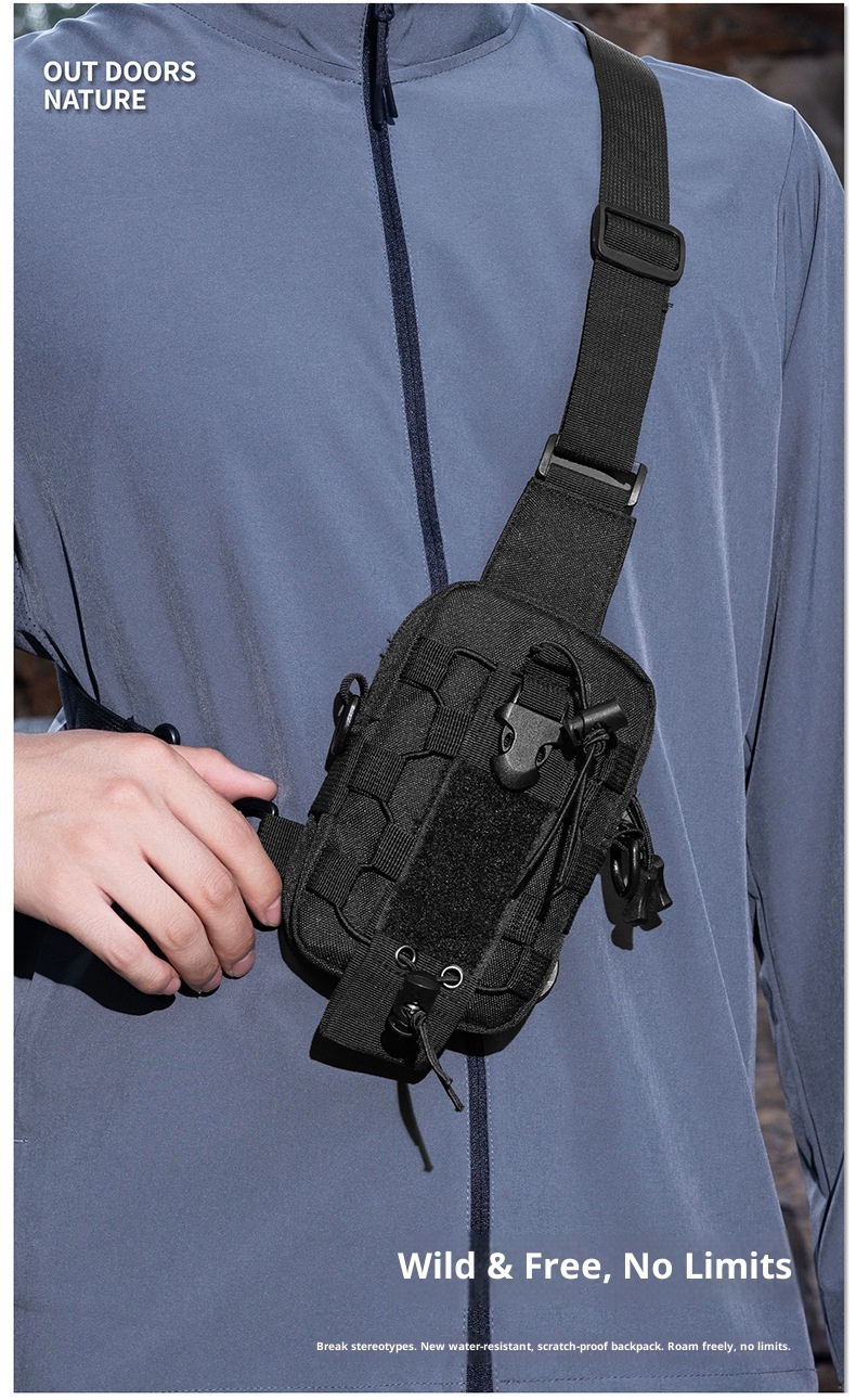 001 Outdoor-Sport-Handy-Umhängetasche Cross-Border Hot Sale Leichte Tasse Hüftwasserflasche Kleiner Rucksack Taktische Brusttasche_voghion.com