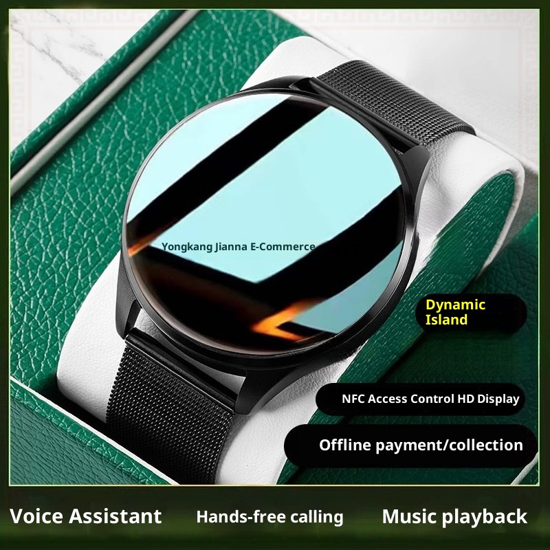 2025 New Huaqiangbei Smart Watch Black Technology Heart Rate Blood Pressure Bluetooth Call Payment Sports Waterproof_voghion.com