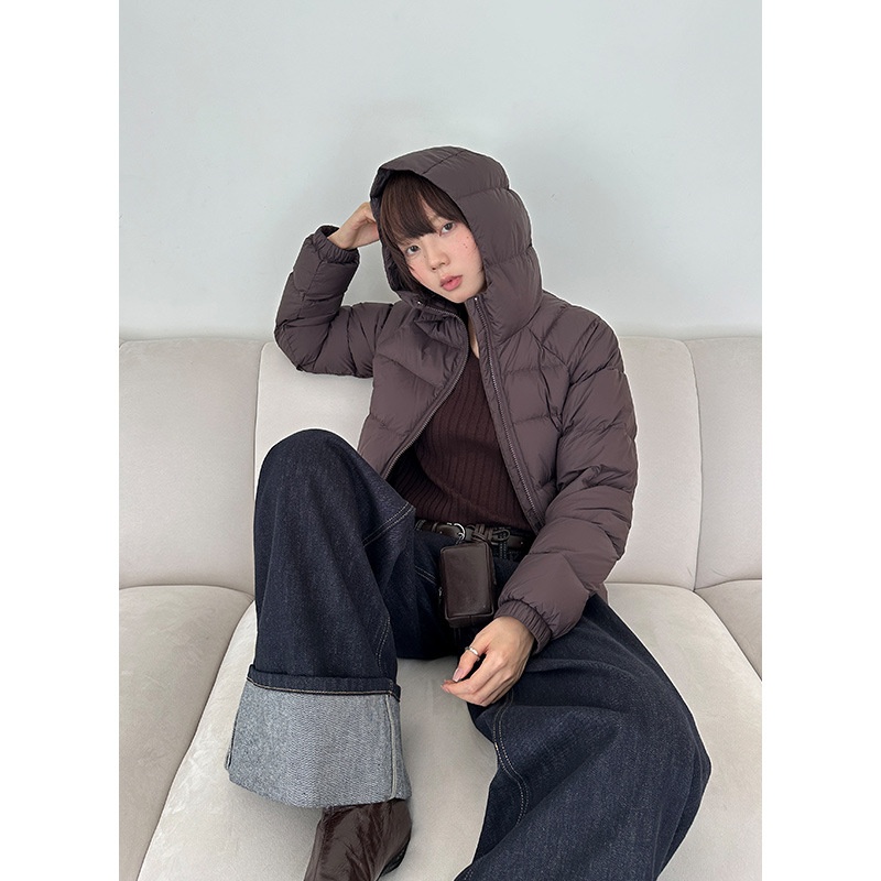 ChicShe Mulan Windproof Warm For Women 2025 Thirteen Lines Winter New 90 White Duck Hooded Down Jacket 55987_voghion.com