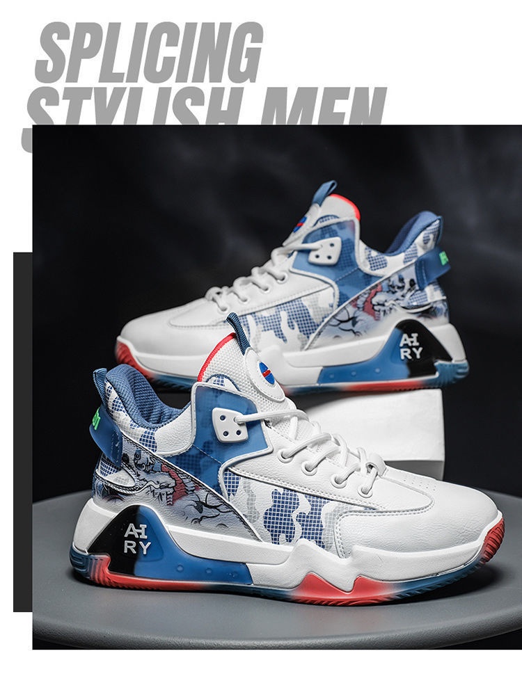 Tênis de Basquete ActiveGo Cross-Border Cano Alto, Novo Modelo Outono Inverno 2024, Atacado, Masculino, Corrida, Tendência Nacional, Casual_voghion.com