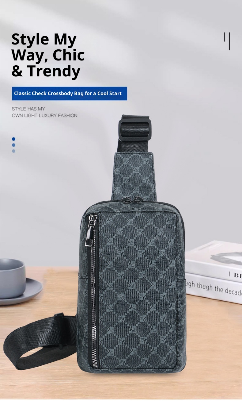 Mochila bandolera pequeña para hombre, estilo deportivo, ideal para ocasiones informales. También disponible en versión para mujer._voghion.com