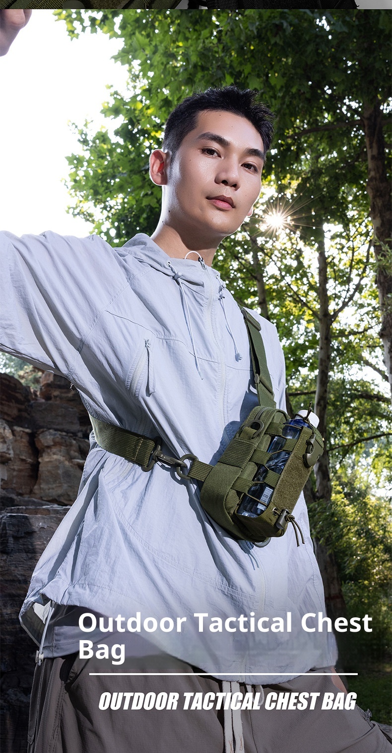 001 Outdoor-Sport-Handy-Umhängetasche Cross-Border Hot Sale Leichte Tasse Hüftwasserflasche Kleiner Rucksack Taktische Brusttasche_voghion.com