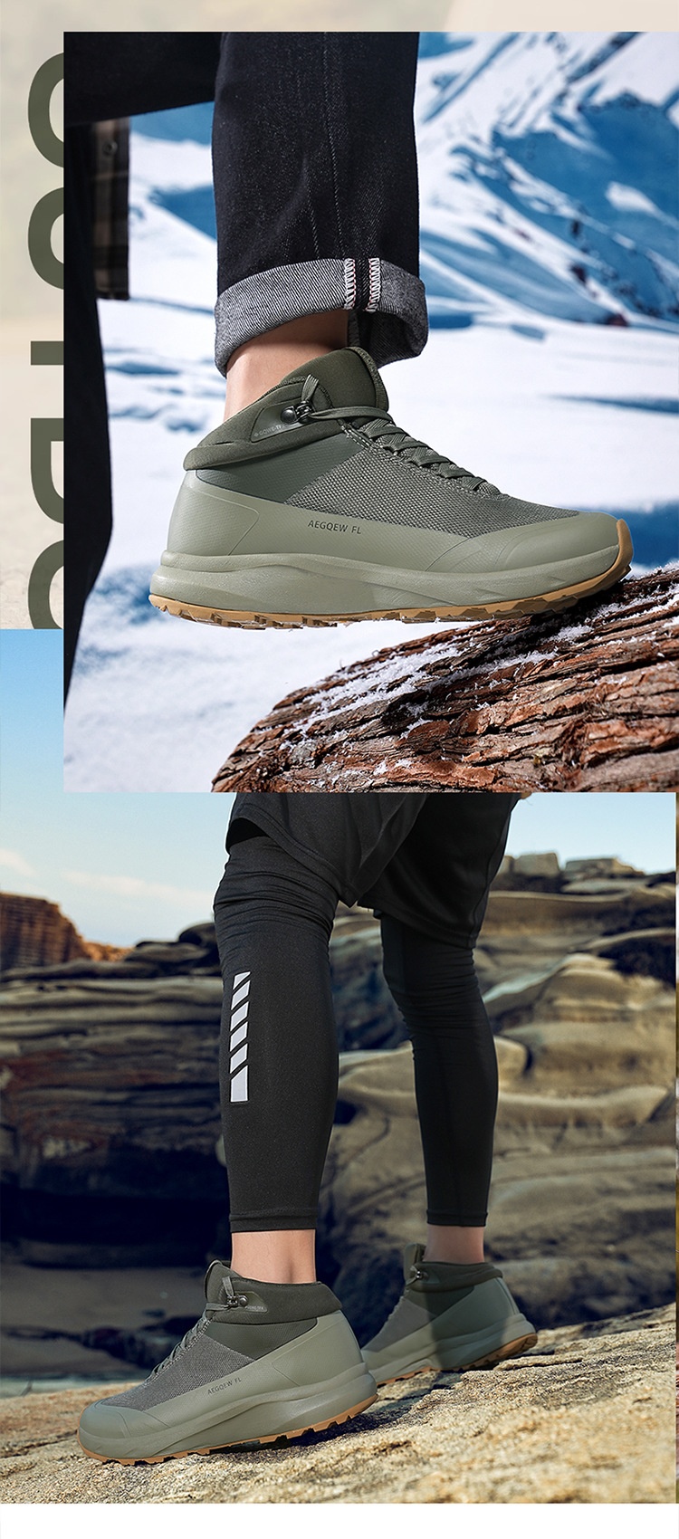 ActiveGo Bird Home Scarpe da trekking impermeabili economiche da uomo con grafene, termiche, autunnali e invernali, in vendita_voghion.com