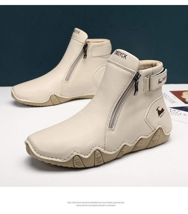Chaussures montantes ShoeGlobe pour femmes, nouveauté hiver, confortables et élégantes, idéales pour le travail, le sport et les loisirs. Semelle souple et polyvalente._voghion.com