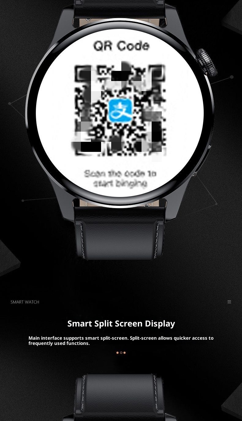 Smart Wach Uomini e donne Blueooh Chiama Tecnologia nera Trasmette Ascolta Rae Misurazione della pressione sanguigna Sport_voghion.com