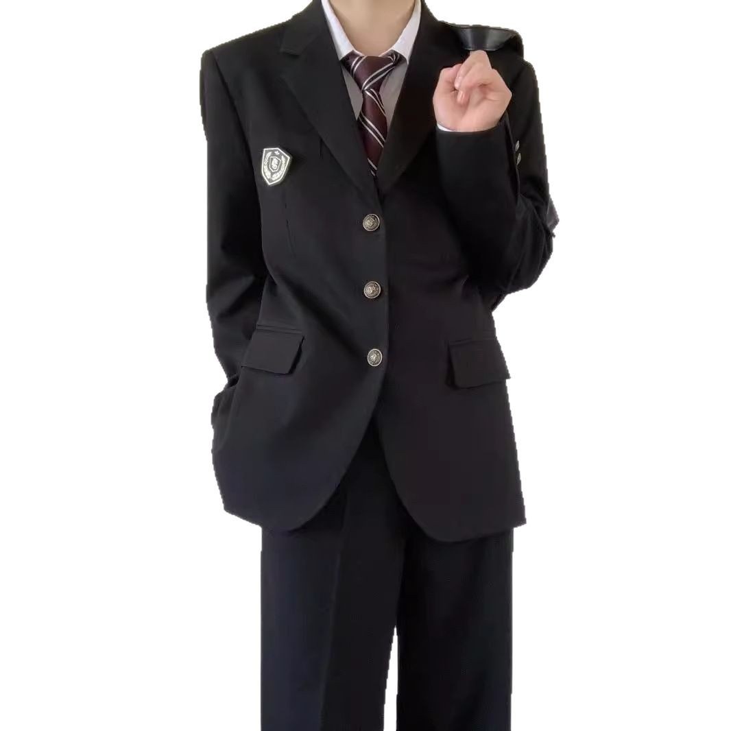 Completo da ragazzo in stile college giapponese DK, giacca casual versatile, uniforme da studente JK, primavera e autunno, fresco_voghion.com