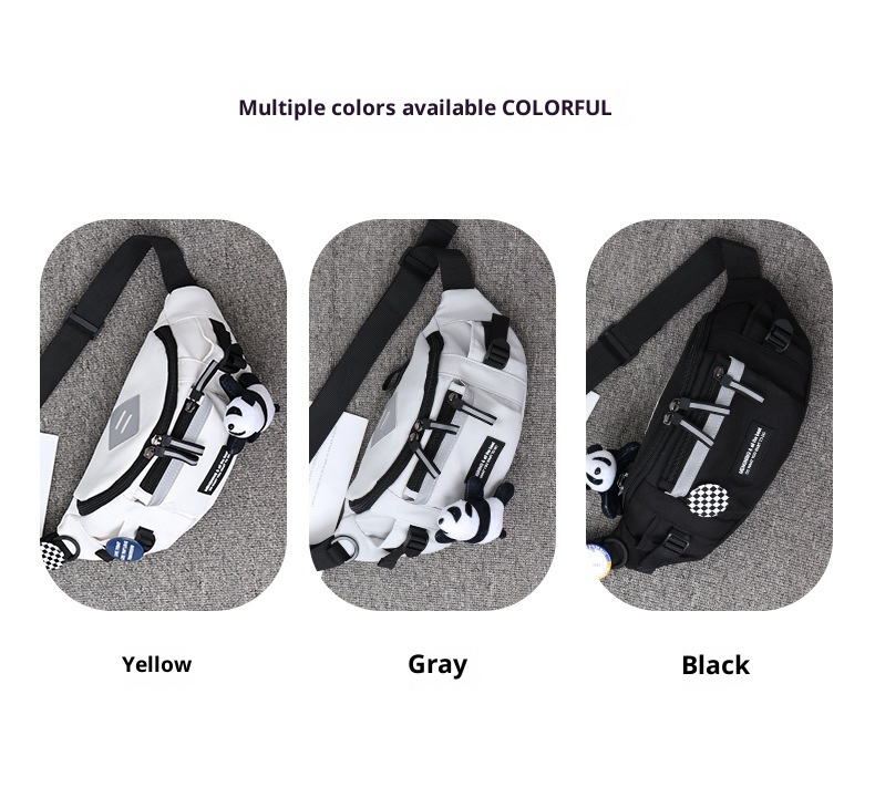 001 Ins Brand Hong Kong Chest Men's Workwear Trendy Street Casual Crossbody Japanese Style Cycling Sports Waist Bag Women_voghion.com