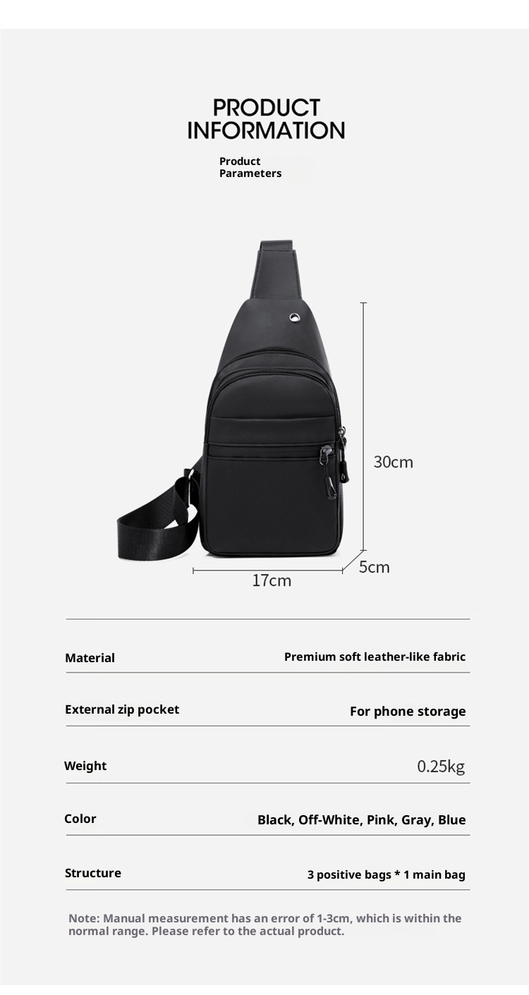 001 Cross-border Foreign Trade New Waist Korean Version Casual Business Single Shoulder Crossbody Multi-functional Outdoor_voghion.com