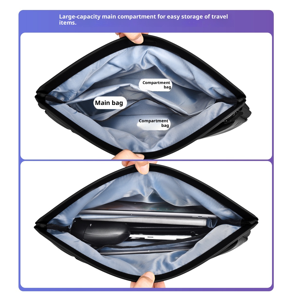 001 Crossbody Sports Functional Chest Workwear Trendy Brand Cycling Messenger Shoulder Bag Men's Backpack_voghion.com