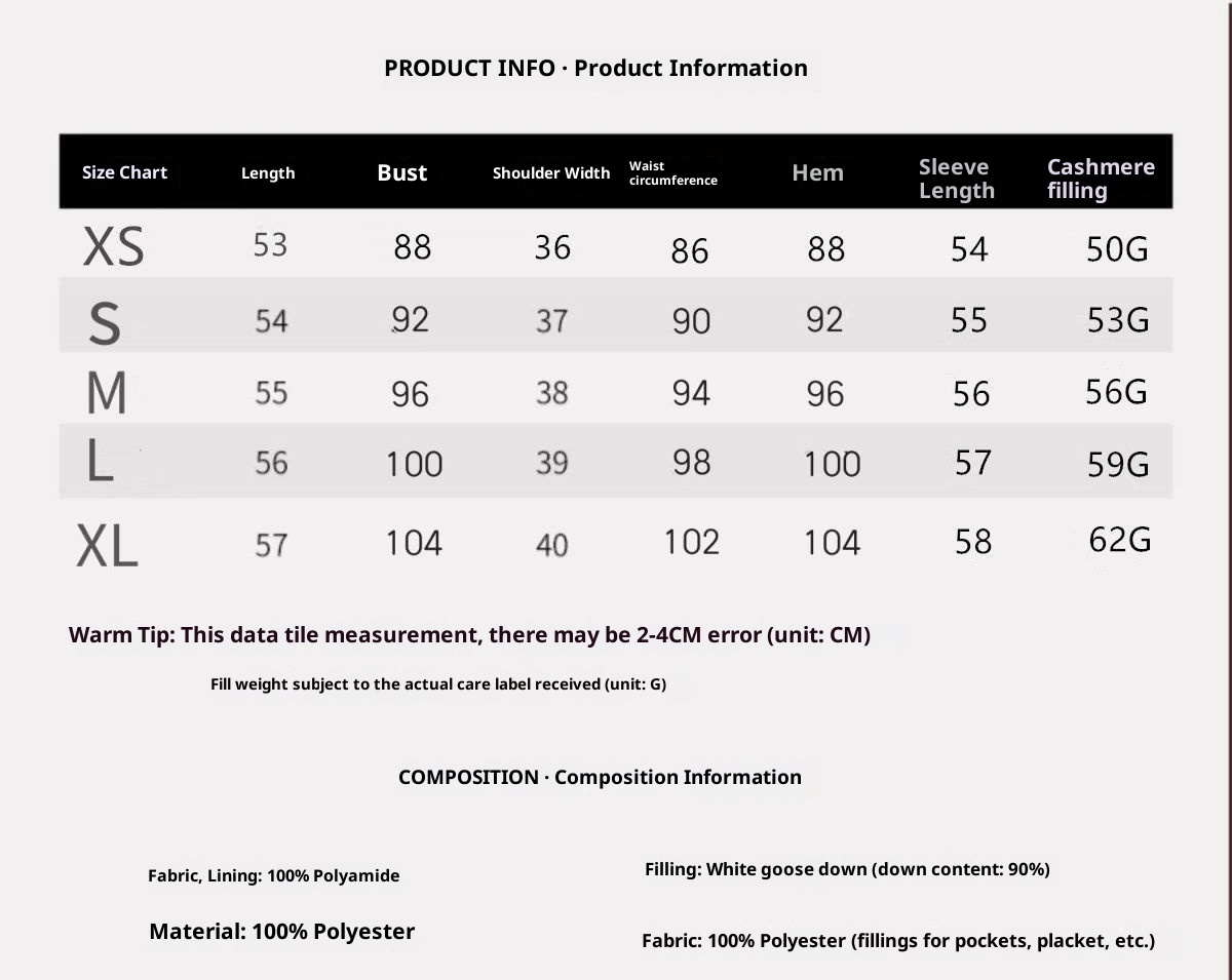 ChicShe 2025 Autunno Inverno Nuovo Piumino d'oca da donna Vestibilità slim Versatile Intimo Manica lunga Strato di base Cappotto caldo_voghion.com