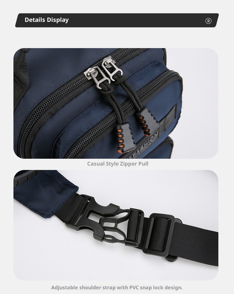 001 Borsa a tracolla multifunzionale alla moda da uomo, con tracolla grande, capacità di petto grande, per lavoro e spostamenti_voghion.com