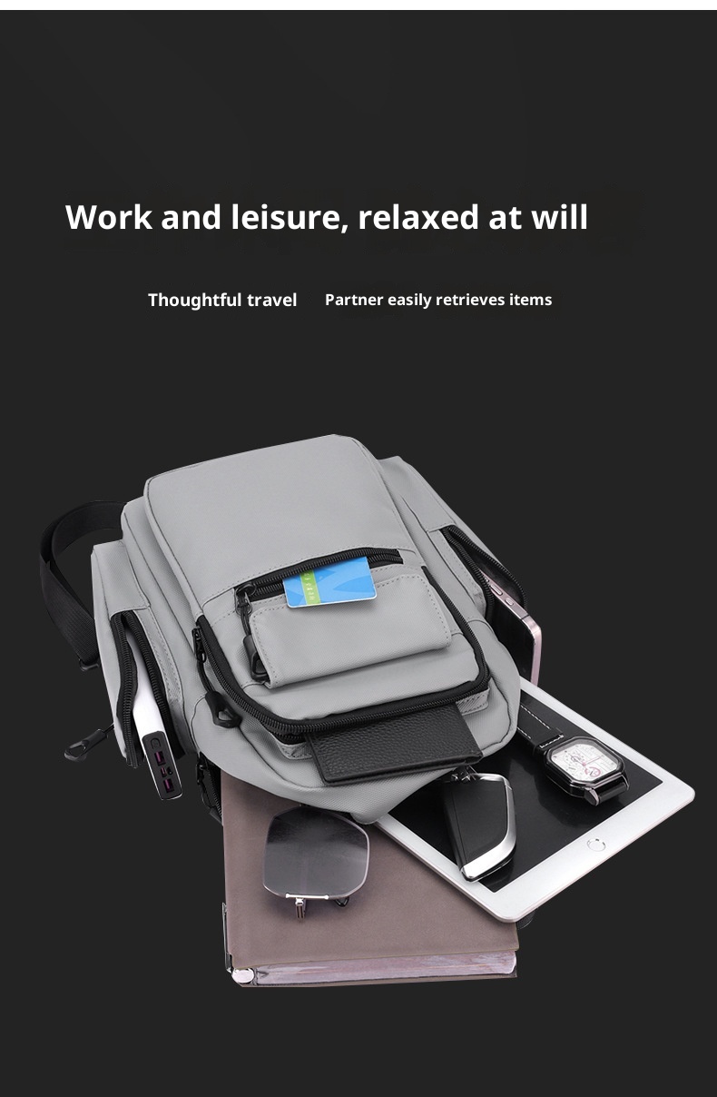 001 Nieuwe grote borsttas met grote capaciteit, modetrend, enkele schoudertas, zakelijke reistas voor heren, Oxford-stof rugzak_voghion.com