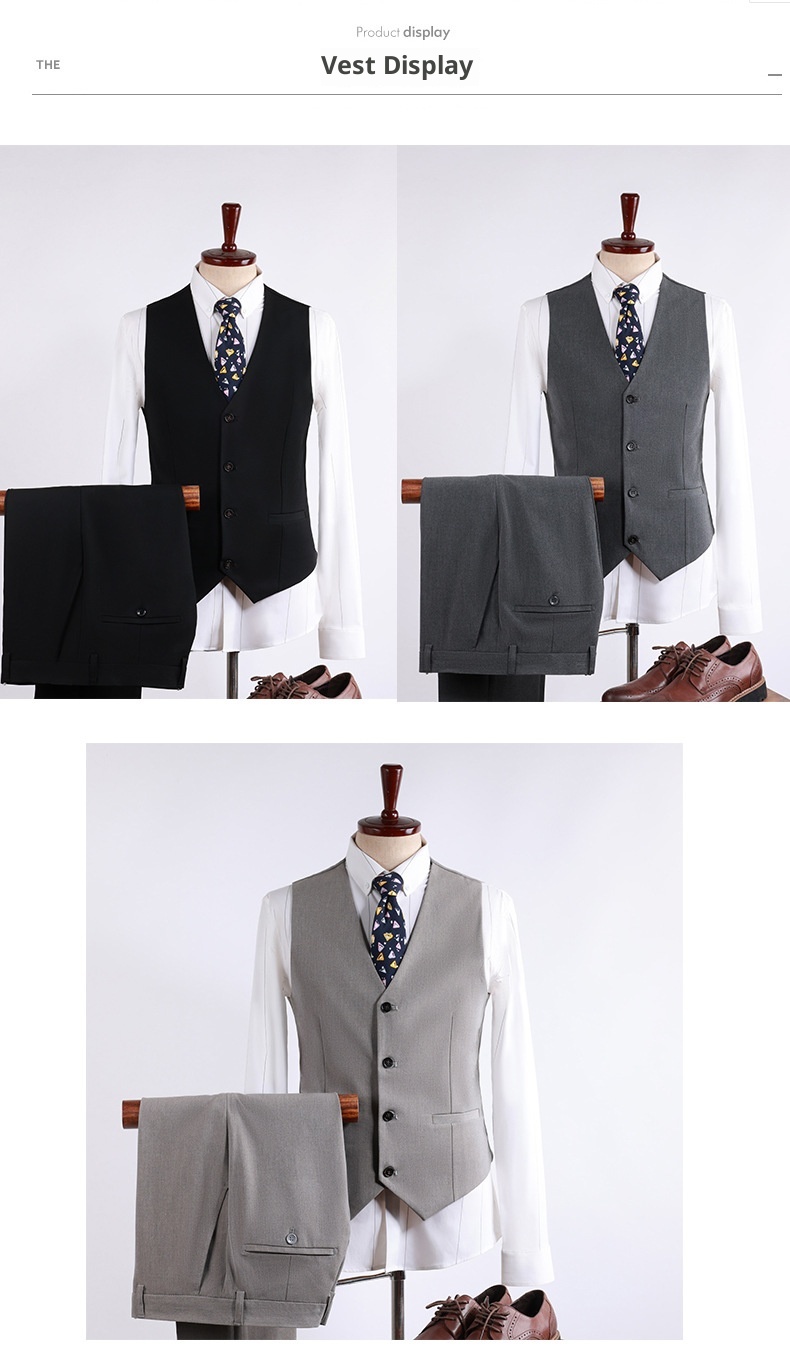 Abito da uomo slim fit professionale, da sposo, da lavoro, antipiega, stile business, blazer piccolo_voghion.com
