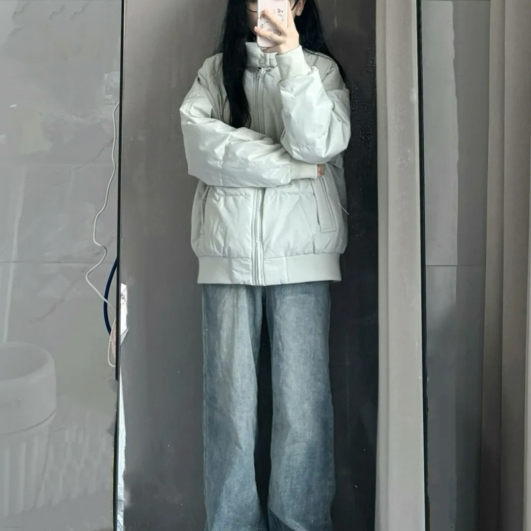 ChicShe Winter Warm Thickened Puffer Plus Size Ins Style Stand Collar Unique Design Small Niche Vest Down Coat Cotton Jacket_voghion.com