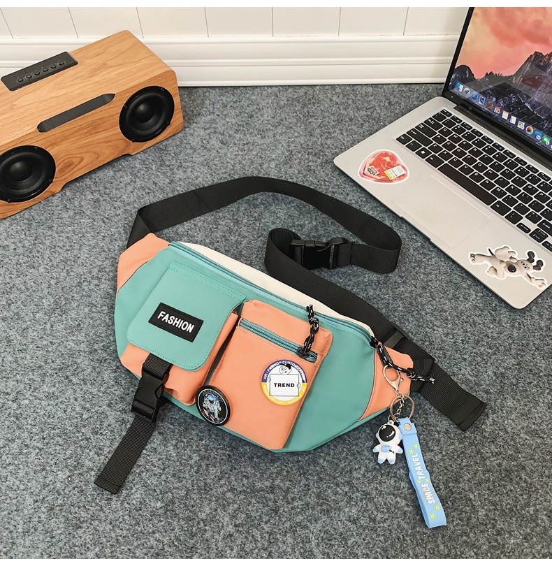 001 Cross-Border Wholesale Trendy Brand Tooling Crossbody Herrenrucksack mit Handyhalterung, Schultertasche, Brusttasche für Damen, Fronttasche_voghion.com