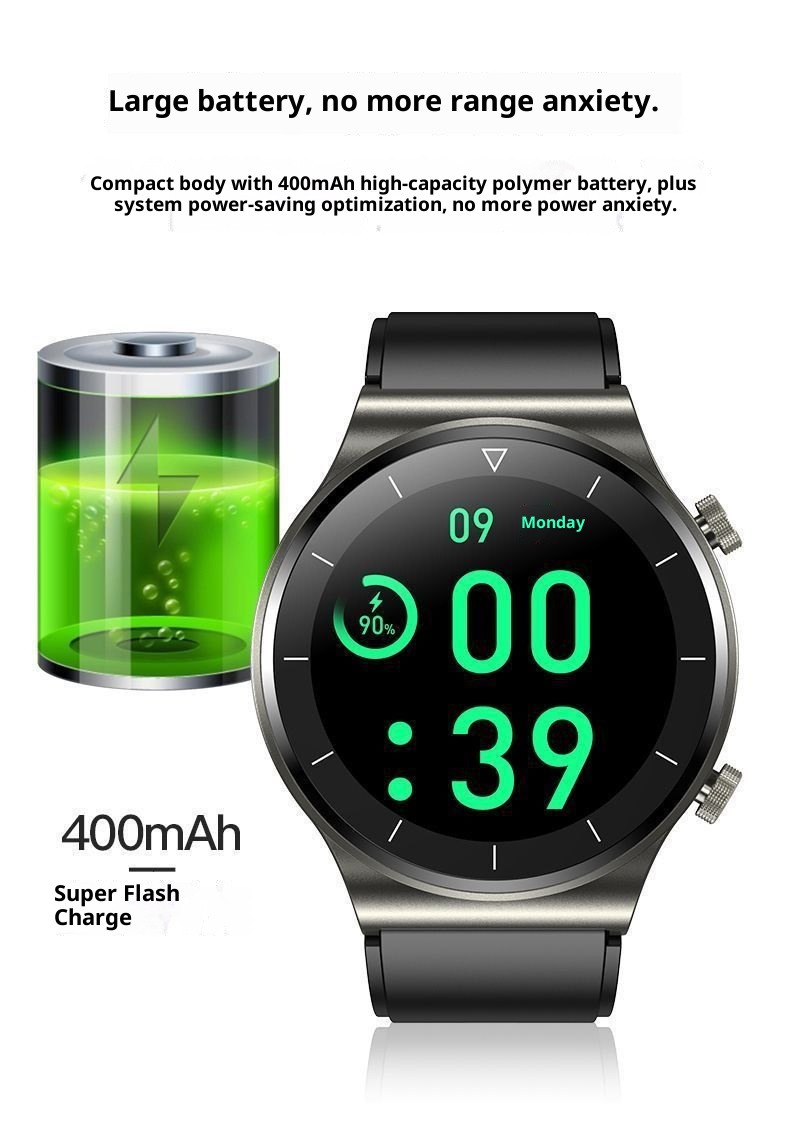 2024 Huaqiangbei Neue Smartwatch für Herren mit 4 Sportarmbändern, Blutdruck- und Herzfrequenzmessung, wasserdicht und Bluetooth_voghion.com