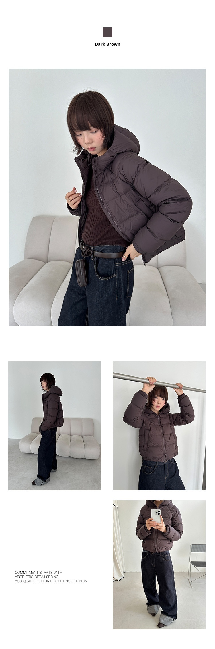 ChicShe Mulan Windproof Warm For Women 2025 Thirteen Lines Winter New 90 White Duck Hooded Down Jacket 55987_voghion.com