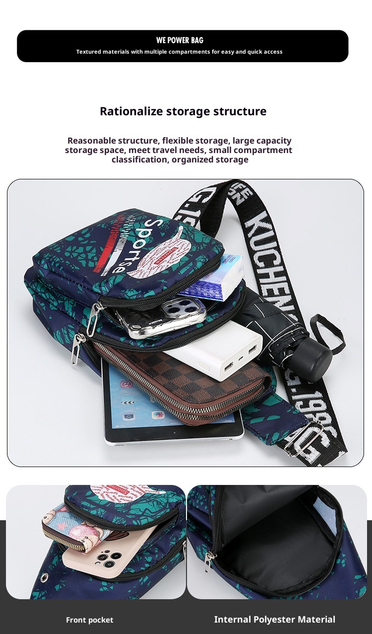 001 Fashion Crossbody Chest Multifunctional Waist Practical Large Capacity Sports Outdoor Men's Bag Wholesale_voghion.com