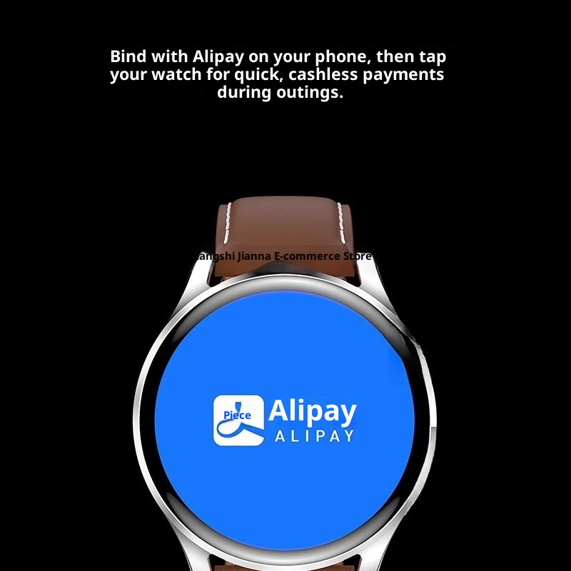 2025 New Huaqiangbei Smart Watch Black Technology Heart Rate Blood Pressure Bluetooth Call Payment Sports Waterproof_voghion.com