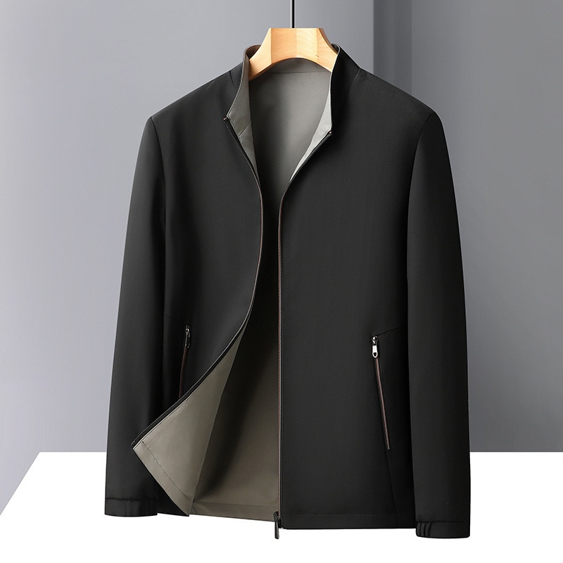 7045555501<2 QFV507045555501<2 Giacca in tinta unita, cappotto, di alta qualità, casual, versatile, dirigenziale, primaverile, abbigliamento da uomo d'affari di alta qualità, all'ingrosso_voghion.com