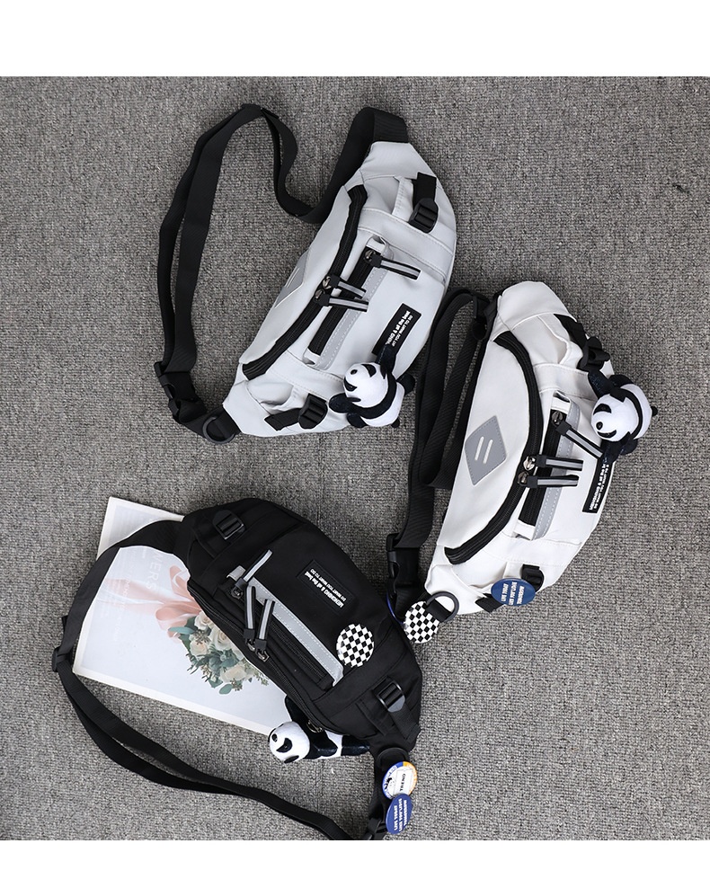 001 Ins Brand Hong Kong Chest Men's Workwear Trendy Street Casual Crossbody Japanese Style Cycling Sports Waist Bag Women_voghion.com