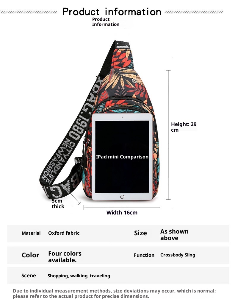 001 Cross-Border Source Unisex Chest Single Shoulder Crossbody 2024 New Style Personality Trendy Cycling Casual Small Bag_voghion.com